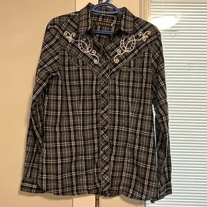Western snap-shut shirt